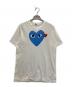 PLAY COMME des GARCONS（プレイコムデギャルソン）の古着「PLAYハートT-SHIRTS」｜ホワイト