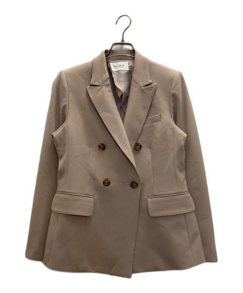 HER LIP TO（ハーリップトゥ）HER LIP TO (ハーリップトゥ) Double Breasted Classic Blazer ベージュ サイズ:Sの古着・服飾アイテム
