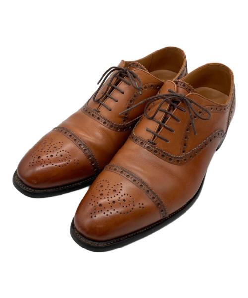 SCOTCH GRAIN（スコッチグレイン）SCOTCH GRAIN (スコッチグレイン) セミブローグシューズ ウィスキー サイズ:27cmの古着・服飾アイテム