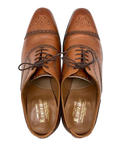 SCOTCH GRAIN（スコッチグレイン）SCOTCH GRAIN (スコッチグレイン) セミブローグシューズ ウィスキー サイズ:27cmの古着・服飾アイテム