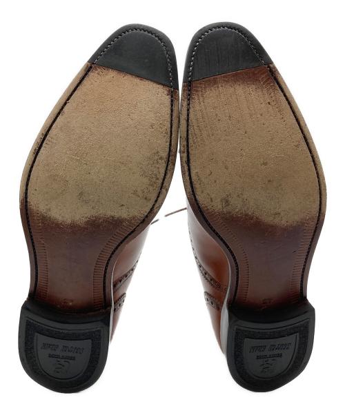 SCOTCH GRAIN（スコッチグレイン）SCOTCH GRAIN (スコッチグレイン) セミブローグシューズ ウィスキー サイズ:27cmの古着・服飾アイテム