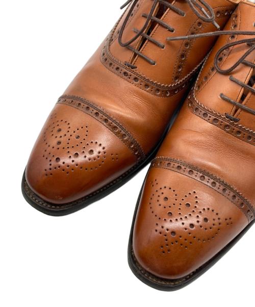 SCOTCH GRAIN（スコッチグレイン）SCOTCH GRAIN (スコッチグレイン) セミブローグシューズ ウィスキー サイズ:27cmの古着・服飾アイテム