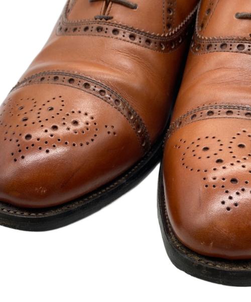 SCOTCH GRAIN（スコッチグレイン）SCOTCH GRAIN (スコッチグレイン) セミブローグシューズ ウィスキー サイズ:27cmの古着・服飾アイテム