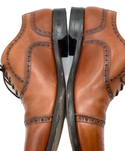 SCOTCH GRAIN（スコッチグレイン）SCOTCH GRAIN (スコッチグレイン) セミブローグシューズ ウィスキー サイズ:27cmの古着・服飾アイテム