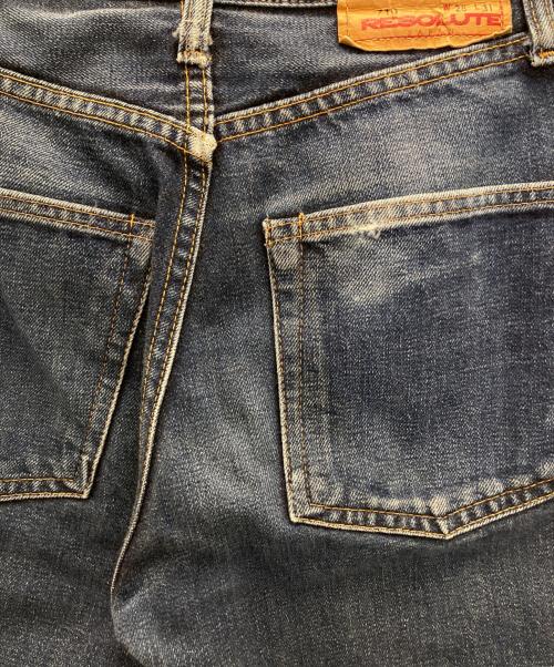 RESOLUTE（リゾルト）RESOLUTE (リゾルト) デニムパンツ インディゴ サイズ:W28 L31の古着・服飾アイテム