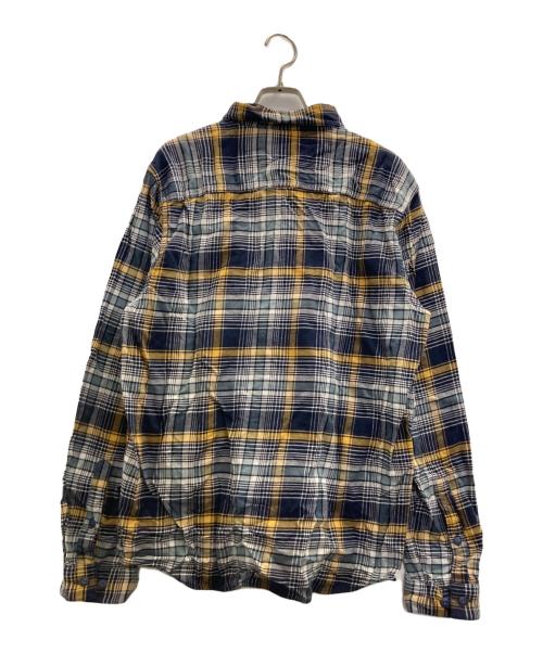 Patagonia（パタゴニア）Patagonia (パタゴニア) ライトウェイト・フィヨルド・フランネル・シャツ ネイビー サイズ:Ⅿの古着・服飾アイテム