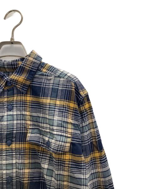 Patagonia（パタゴニア）Patagonia (パタゴニア) ライトウェイト・フィヨルド・フランネル・シャツ ネイビー サイズ:Ⅿの古着・服飾アイテム