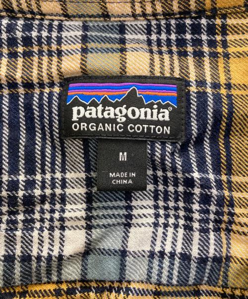 Patagonia（パタゴニア）Patagonia (パタゴニア) ライトウェイト・フィヨルド・フランネル・シャツ ネイビー サイズ:Ⅿの古着・服飾アイテム