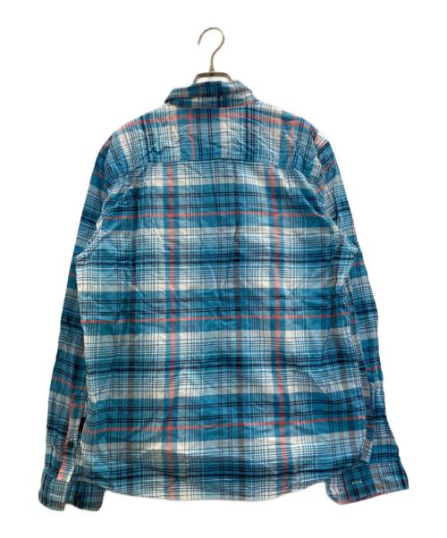 Patagonia（パタゴニア）Patagonia (パタゴニア) ライトウェイト・フィヨルド・フランネル・シャツ スカイブルー サイズ:Ⅿの古着・服飾アイテム