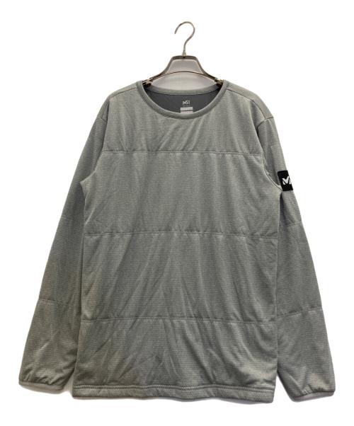 MILLET（ミレー）MILLET (ミレー) ALPHA LIGHT SWEAT CREW グレー サイズ:SIZE　XLの古着・服飾アイテム