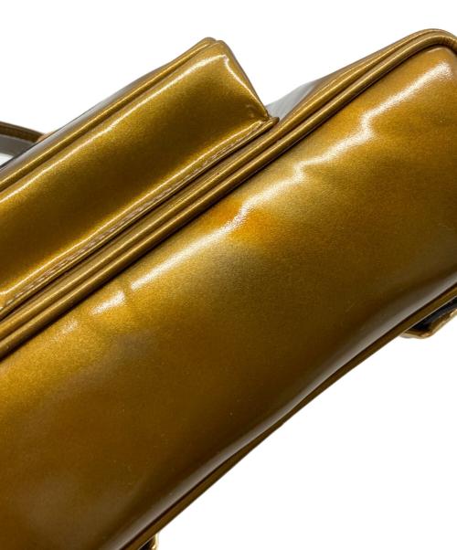 GUCCI（グッチ）GUCCI (グッチ) バンブーミニリュック ゴールドの古着・服飾アイテム