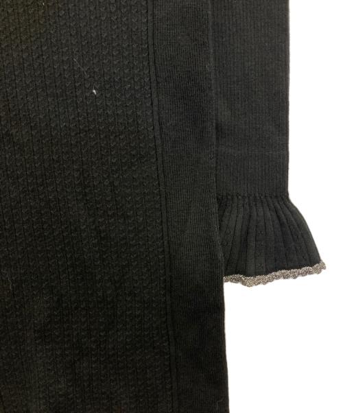 rurumu（ルルムウ）rurumu (ルルムウ) ニットワンピース ブラック サイズ:FREEの古着・服飾アイテム