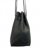 tandeyタンデイ）の古着「レザー巾着バッグ」｜ブラック