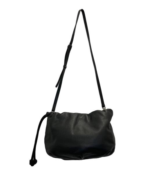 russet（ラシット）russet (ラシット) レザー巾着4WAYショルダーバッグ ブラックの古着・服飾アイテム