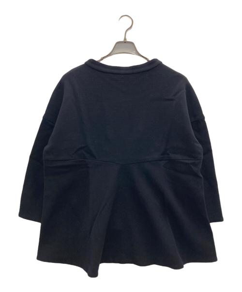 ENFOLD（エンフォルド）ENFOLD (エンフォルド) スリット入りVネックウールカットソー ネイビー サイズ:36の古着・服飾アイテム