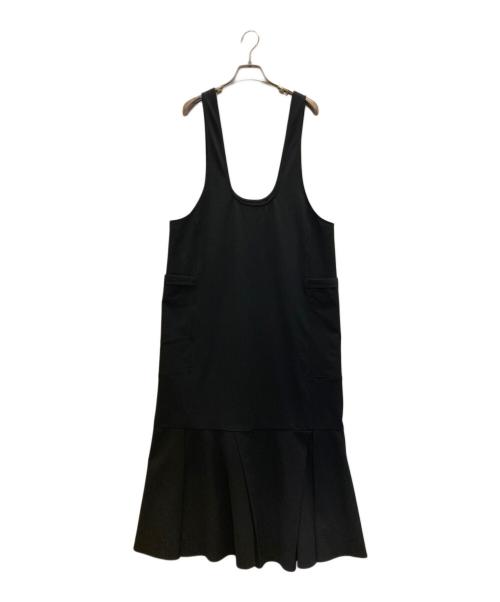 nagonstans（ナゴンスタンス）nagonstans (ナゴンスタンス) side pockets jumper skirt ブラック サイズ:Ⅿの古着・服飾アイテム