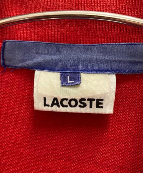 LACOSTE（ラコステ）LACOSTE (ラコステ) JUNYA WATANABE MAN (ジュンヤワタナベマン) ポロシャツ レッド サイズ:Ｌの古着・服飾アイテム
