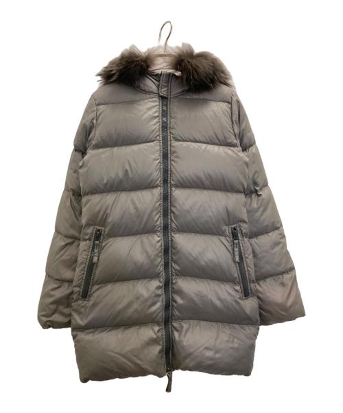 DUVETICA（デュベティカ）DUVETICA (デュベティカ) ファー付きダウンコート グレー サイズ:40の古着・服飾アイテム