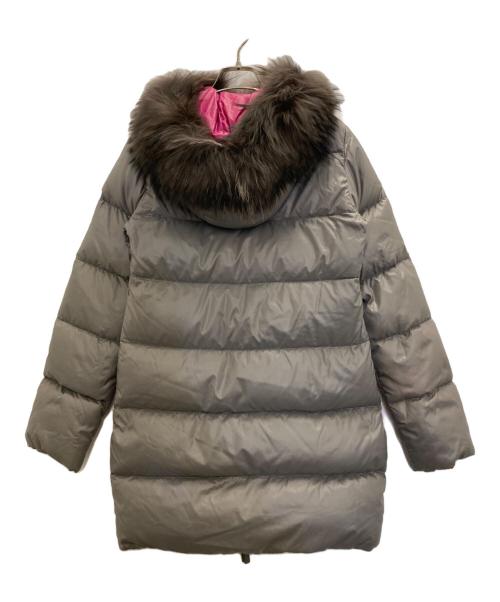 DUVETICA（デュベティカ）DUVETICA (デュベティカ) ファー付きダウンコート グレー サイズ:40の古着・服飾アイテム