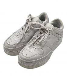 COACH（コーチ）の古着「プラットフォームスニーカー」｜ホワイト