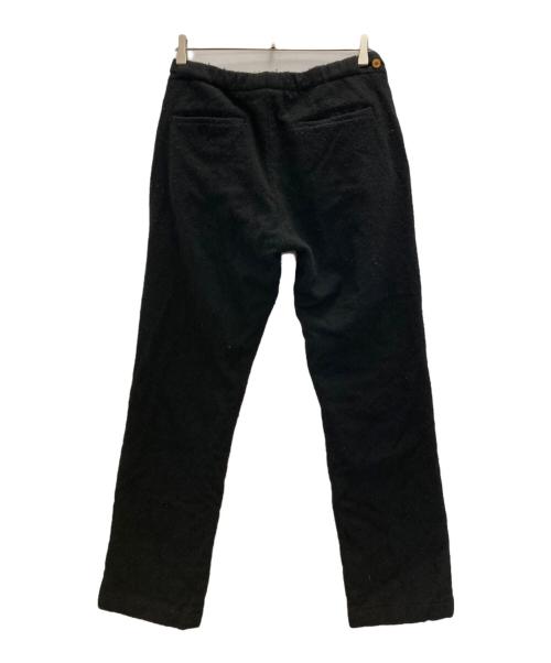 COMME des GARCONS HOMME PLUS（コムデギャルソンオムプリュス）COMME des GARCONS HOMME PLUS (コムデギャルソンオムプリュス) ウール縮絨パンツ ブラック サイズ:Mの古着・服飾アイテム