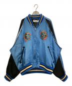 el conductorhコンダクター）の古着「Demon Embroidered Sourvenir JKT」｜ブルー