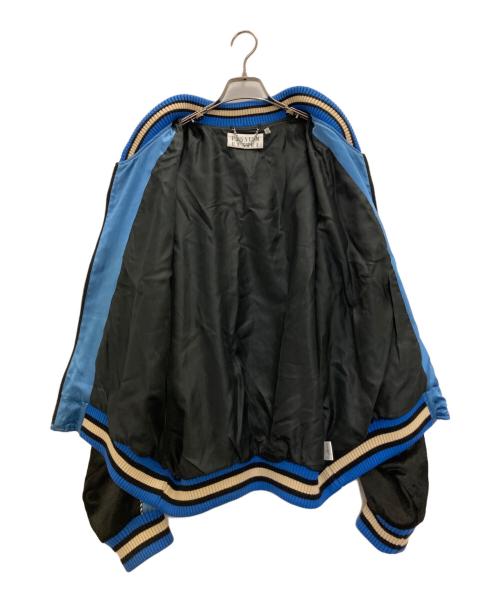 el conductorh（コンダクター）el conductorh (コンダクター) Demon Embroidered Sourvenir JKT ブルー サイズ:2の古着・服飾アイテム