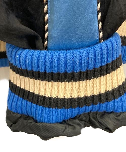 el conductorh（コンダクター）el conductorh (コンダクター) Demon Embroidered Sourvenir JKT ブルー サイズ:2の古着・服飾アイテム