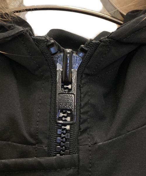 DANTON（ダントン）DANTON (ダントン) フードファーダウンジャケット ブラック サイズ:38の古着・服飾アイテム