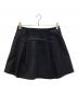 BURBERRY BLUE LABEL (バーバリーロンドンブルーレーベル) フロントボタンインバーテッドプリーツミニスカート ブラック サイズ:SIZE38：4000円