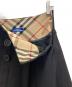 中古・古着 BURBERRY BLUE LABEL (バーバリーロンドンブルーレーベル) フロントボタンインバーテッドプリーツミニスカート ブラック サイズ:SIZE38：4000円