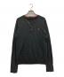 BURBERRY BLACK LABEL（バーバリーブラックレーベル）の古着「ヘンリーネックニット」｜グレー