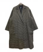 SLOBE IENAスローブ イエナ）の古着「HAMILTONダブルフェイスウールロングコート」｜グレー