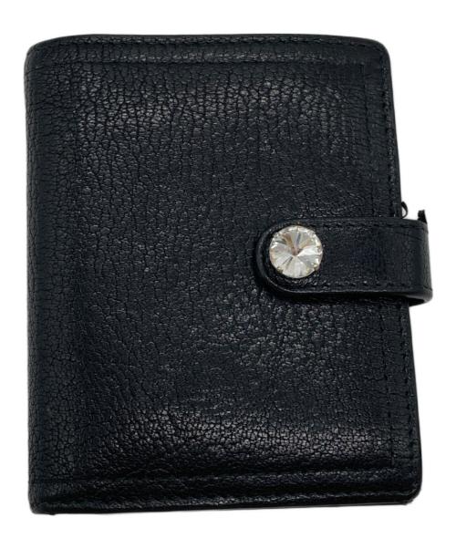 MIU MIU（ミュウミュウ）MIU MIU (ミュウミュウ) レザーウォレット ブラックの古着・服飾アイテム