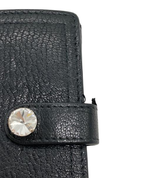 MIU MIU（ミュウミュウ）MIU MIU (ミュウミュウ) レザーウォレット ブラックの古着・服飾アイテム