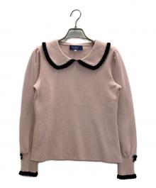M'S GRACY（エムズグレイシー）の古着「ドールカラーニット」｜ピンク