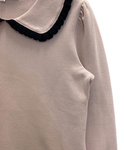 M'S GRACY（エムズグレイシー）M'S GRACY (エムズグレイシー) ドールカラーニット ピンク サイズ:38の古着・服飾アイテム