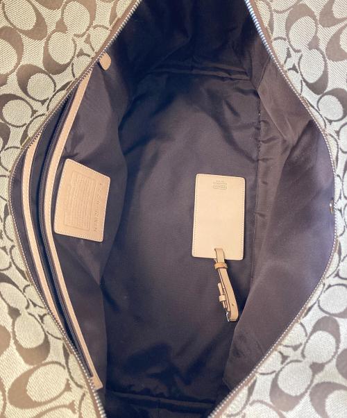 COACH（コーチ）COACH (コーチ) ラージトートバッグ ブラウンの古着・服飾アイテム