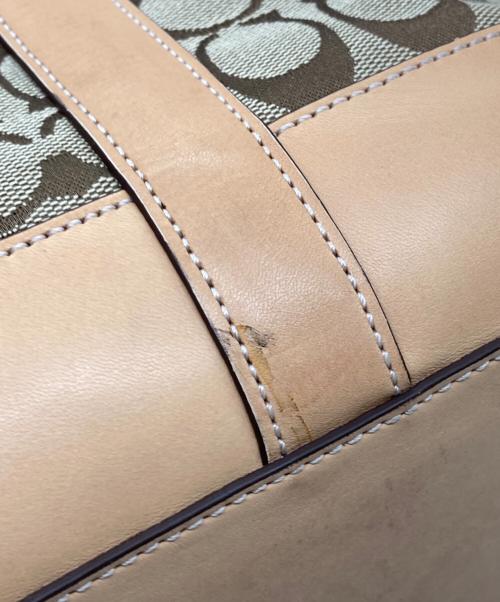 COACH（コーチ）COACH (コーチ) ラージトートバッグ ブラウンの古着・服飾アイテム