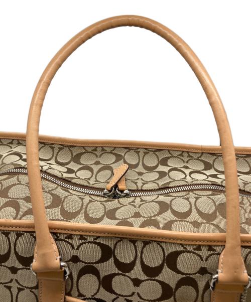 COACH（コーチ）COACH (コーチ) ラージトートバッグ ブラウンの古着・服飾アイテム