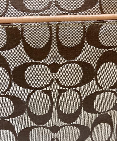 COACH（コーチ）COACH (コーチ) ラージトートバッグ ブラウンの古着・服飾アイテム