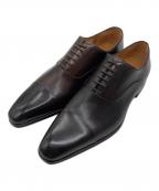 MAGNANNIマグナーニ）の古着「内羽根式 ストレートチップ シューズ」｜ブラウン