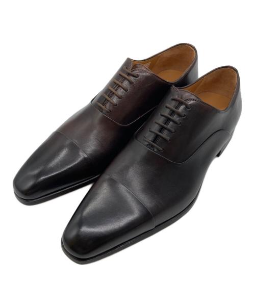 MAGNANNI（マグナーニ）MAGNANNI (マグナーニ) 内羽根式 ストレートチップ シューズ ブラウン サイズ:41の古着・服飾アイテム