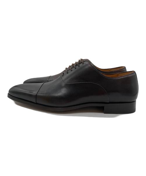 MAGNANNI（マグナーニ）MAGNANNI (マグナーニ) 内羽根式 ストレートチップ シューズ ブラウン サイズ:41の古着・服飾アイテム