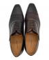 中古・古着 MAGNANNI (マグナーニ) 内羽根式 ストレートチップ シューズ ブラウン サイズ:41：11000円