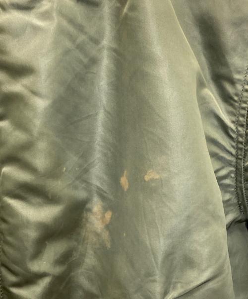 ALPHA（アルファ）ALPHA (アルファ) 70s crash  MA-1 FLIGHT JACKET オリーブ サイズ:XLの古着・服飾アイテム