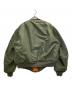 ALPHA (アルファ) 70s crash  MA-1 FLIGHT JACKET オリーブ サイズ:XL：14000円