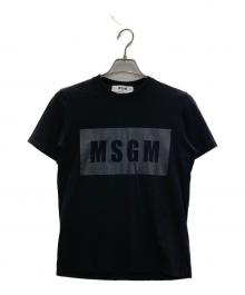 MSGM（エムエスジーエム）の古着「プリントTシャツ」｜ブラック