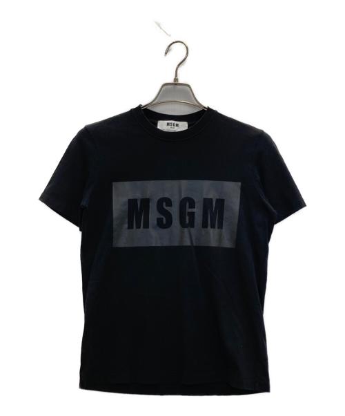 MSGM（エムエスジーエム）MSGM (エムエスジーエム) プリントTシャツ ブラック サイズ:XSの古着・服飾アイテム