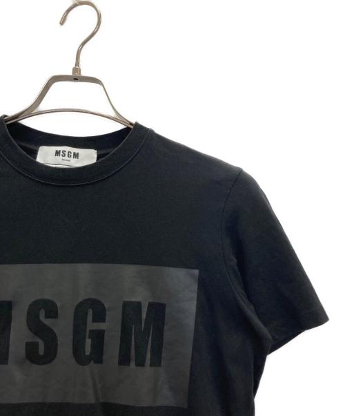 MSGM（エムエスジーエム）MSGM (エムエスジーエム) プリントTシャツ ブラック サイズ:XSの古着・服飾アイテム